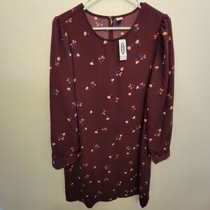 NWT Old Navy Ladies Sheath Long Sleeve Dress